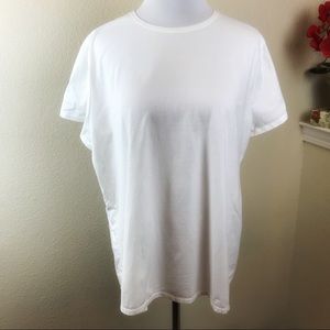 All White Short Sleeve T-Shirt by JMS!